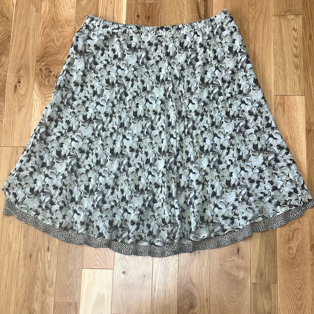 Reversible vintage  floral/polka dot Women's Skirt 2X